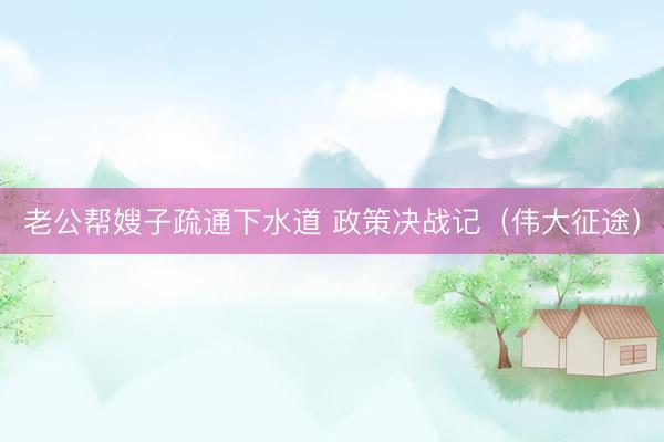 老公帮嫂子疏通下水道 政策决战记（伟大征途）